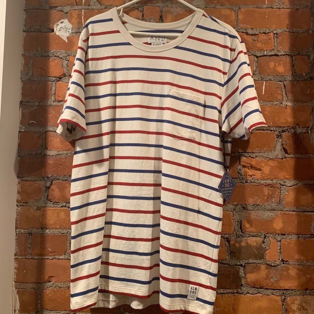 Almond striped t shirt